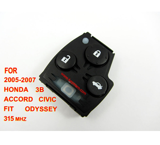 Honda Accord,Civic,Fit,Odyssey remote 315mhz 3 button (2005-2007)