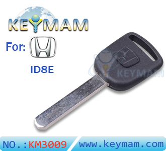 Honda ID8E transponder key 