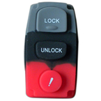 Mazda 3 button remote button (10pcs/lot)
