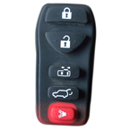 Nissan Quest 5 button remote button (10pcs/lot)