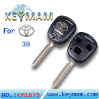 Toyota  3 button Remote Key Shell