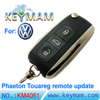 Volkswagen remote updata to Phaeton Touareg style shell