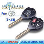 Toyota Camry 4 button Remote Key Shell 