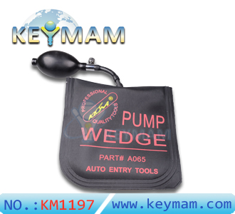 New KLOM PUMP WEDGE Airbag Air Wedge-Pump Wedge for Unlock Car Door, bump key padlock tool ,Middle Size with Black Color