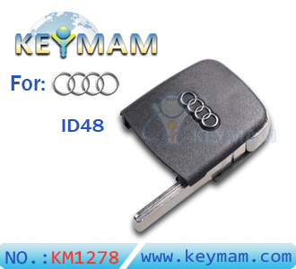 Audi ID48 filp remote key head