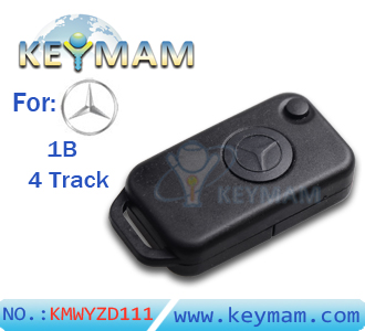 Benz HU39 1 Button Flip Remote Key Shell