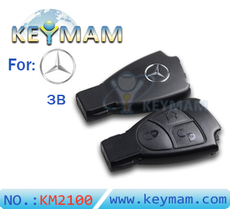 Benz 3 button smart key shell (without the plastic board )