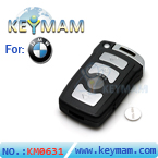 BMW 7 series 4 button smart key shell 