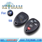Buick Enclave 5 button remote shell 