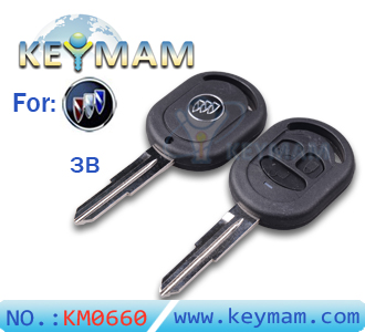 Buick Excelle 3 button remote key shell