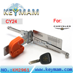 Chrysler CY24 lock pick & reader 2-in-1 tool