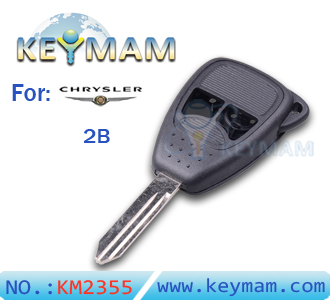 Chrysler 2 button remote key shell (small button)