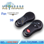 Chrysler 3 button remote shell 