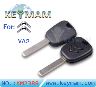 Citroen transponder key shell
