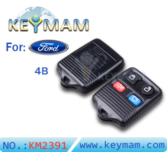 Ford 4 button remote shell 