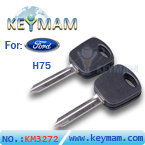 Ford H75 transponder key shell(without logo)