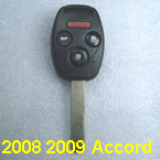 2008 2009 Honda Accord 2 DR Remote Key