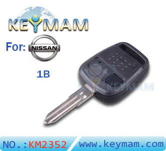 Nissan bluebird 1 button remote key shell