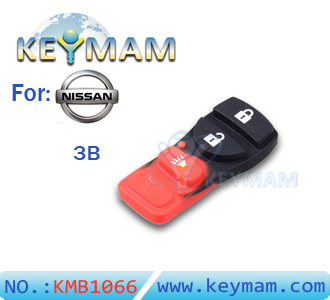Nissan 3 button remote button (10pcs/lot)