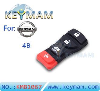 Nissan 4 button remote button (10pcs/lot)