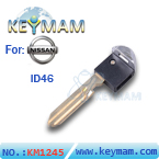 Nissan TIIDA  ID46 smart key blade
