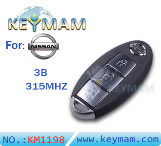 Nissan smart key 3 button 315MHZ