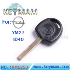 Opel ID40 transponder key 