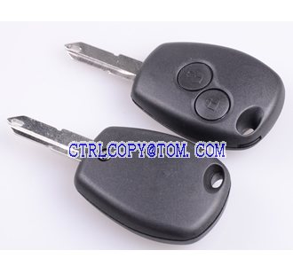 Renault 2 кнопки дистанционного ключа оболочки (нет логотипа)