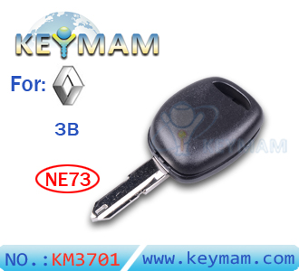 Renault key shell
