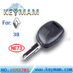 Renault key shell