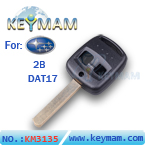Subaru 2 button remote key shell 
