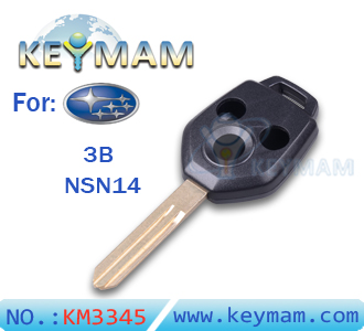 Subaru 3 button remote key shell