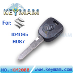 Suzuki ID4D65 transponder key 
