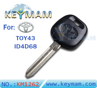 TOYOTA  4D(68) transponder key 
