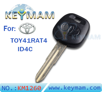Toyota TOY41RAT4  4C  transponder key