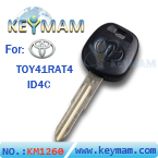Toyota TOY41RAT4  4C  transponder key