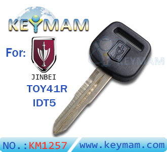 TOYOTA  TOY41RAT5 T5 transponder key for JINBEI Logo