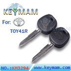 Toyota TOY41R transponder key shell