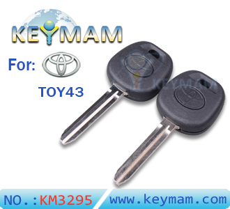 Toyota TOY43 transponder key shell