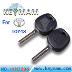 Toyota TOY48 transpondr key shell(41mm)