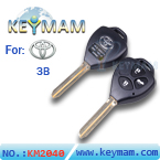 Toyota Camry 3 button Remote Key Shell 