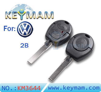 VW GOL 2 button remote key shell