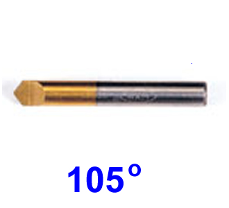 105 ° WENXING No.0062 قطع الحفر التيتانيوم
