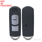 After matker MAZDA M6 smart remote key 3 button FSK 433MHz 7953P chip 