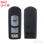 MAZDA remote key shell 3+1 button