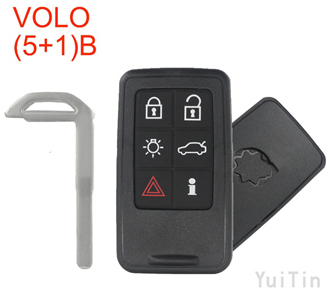 VOLVO 5+1 button smart remote shell