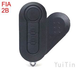 FIAT Folding remote key shell 2 button SIP22 blade
