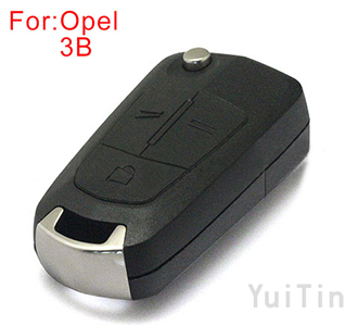 OPEL Andra folding remote shell 3 buttons