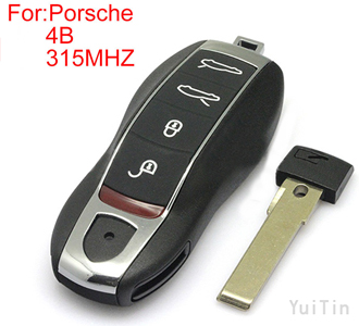 Porsche keyless-go remote key 4 buttons 315 MHZ