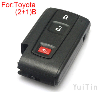 TOYOTA prius remote key shell 2+1buttons